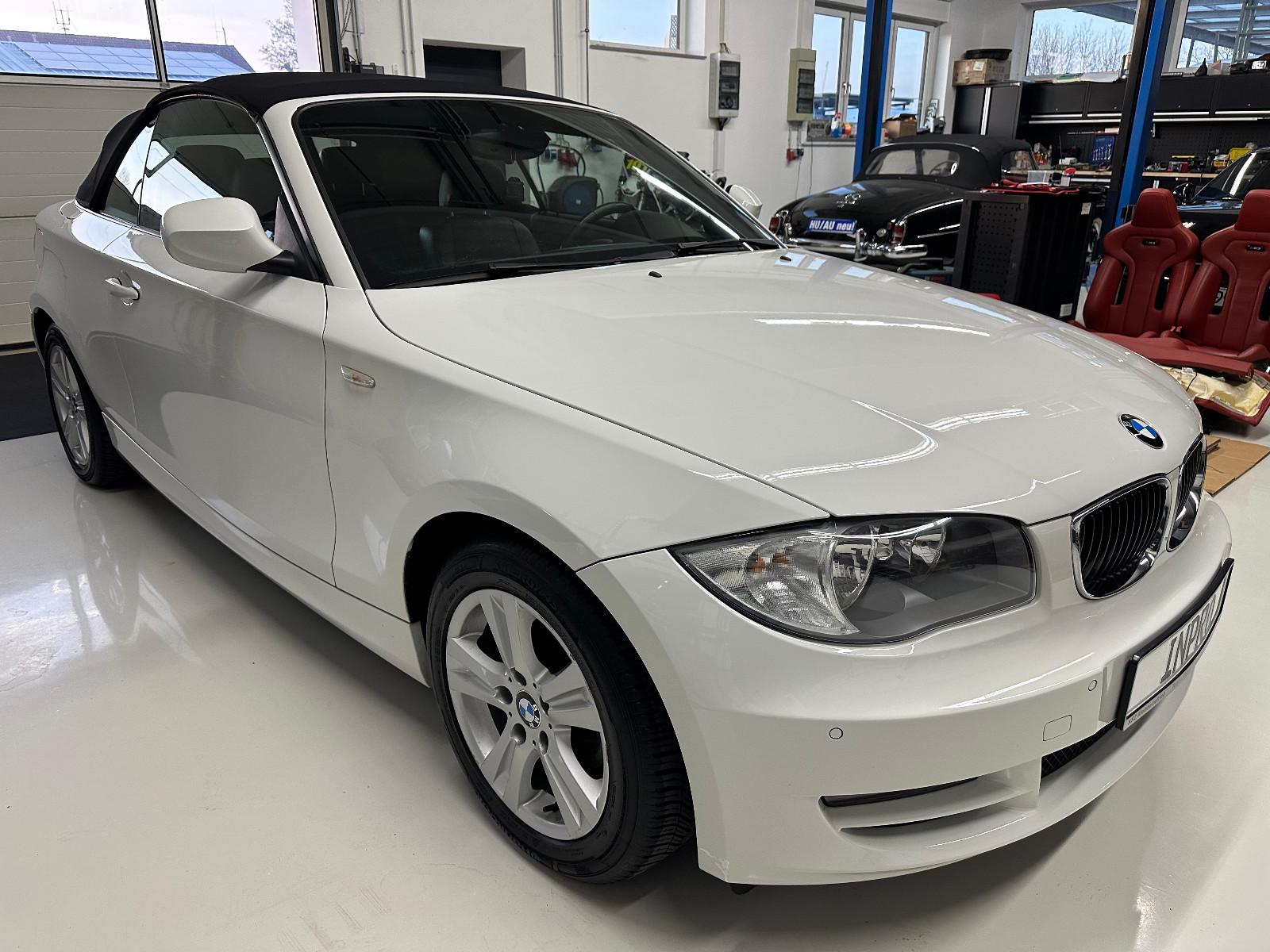 BMW 118 1 Cabrio 118d erst 64 TKM /1 Hand/Leder