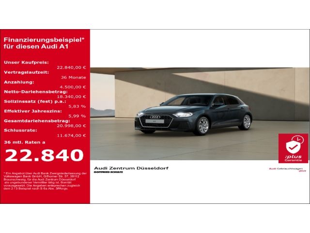 Audi A1 Sportback 25 TFSI advanced