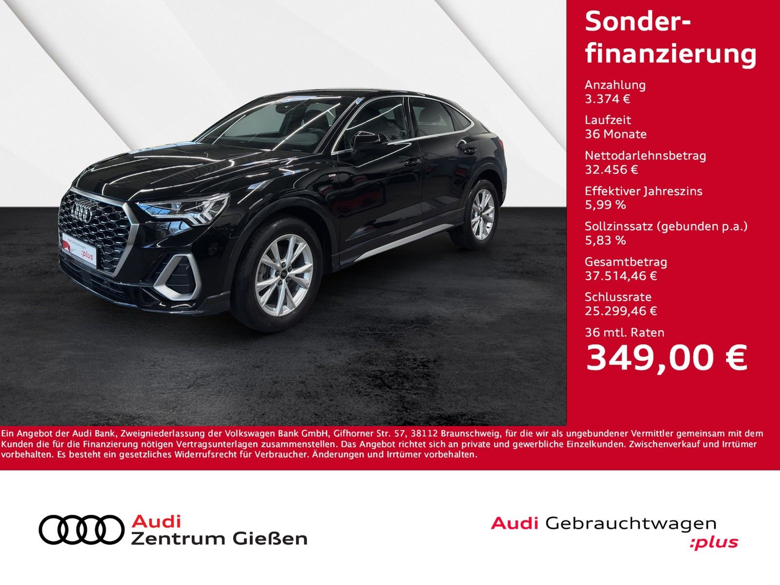 Audi Q3 Sportback 35 TDI S-tronic S line Assistenzpak imagem 2
