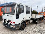 Iveco EuroCargo 80E17 ML100E17D DoKa Pritsche mit Kran - Iveco 100 e