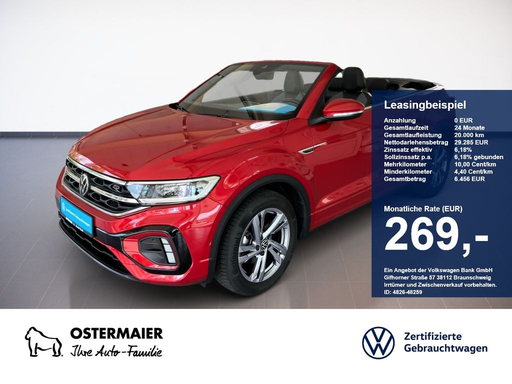 T-Roc Cabriolet R-LINE 1.5TSI 150PS DSG ACC.AHK.