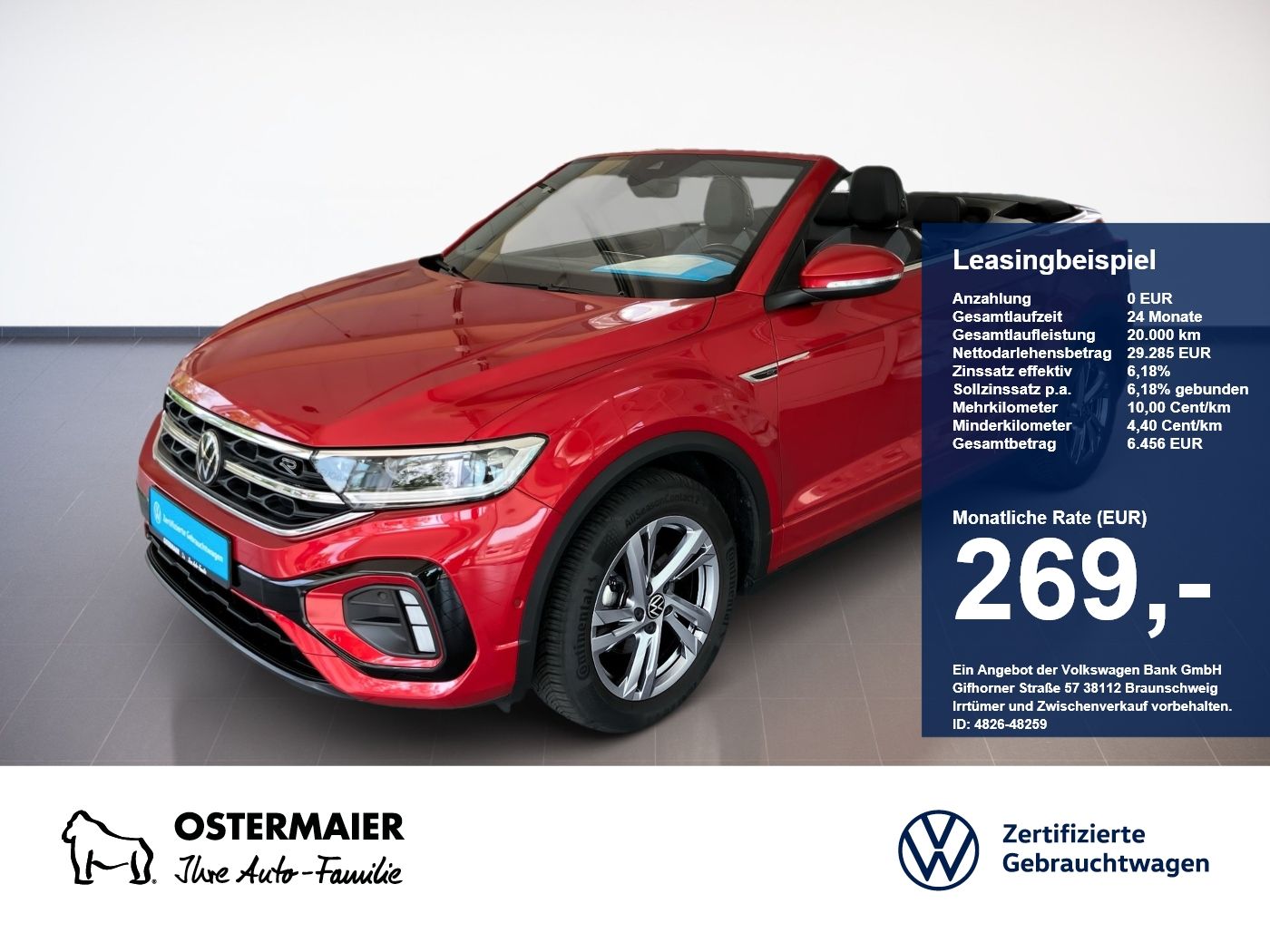 Volkswagen T-Roc Cabriolet R-LINE 1.5TSI 150PS DSG ACC.AHK.