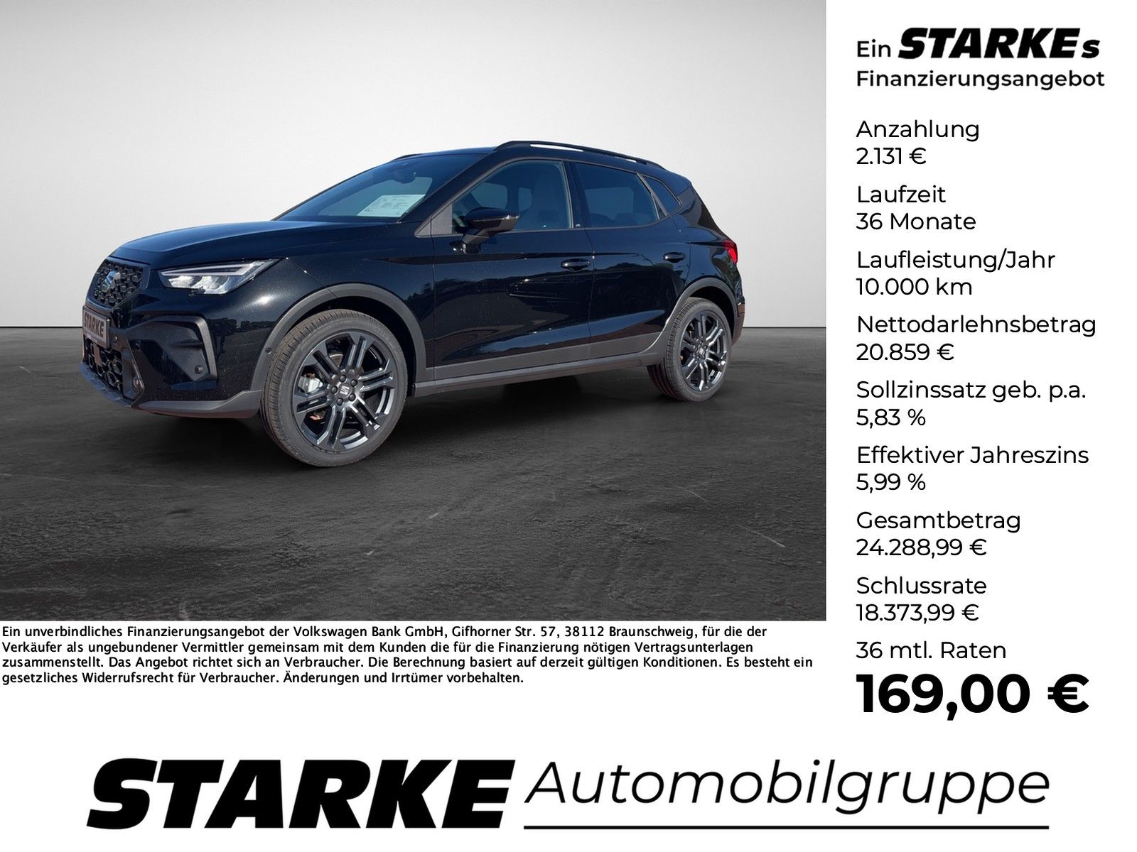 Seat Arona 1.0 TSI DSG FR  LED Kamera PDC LM Tempo Kl