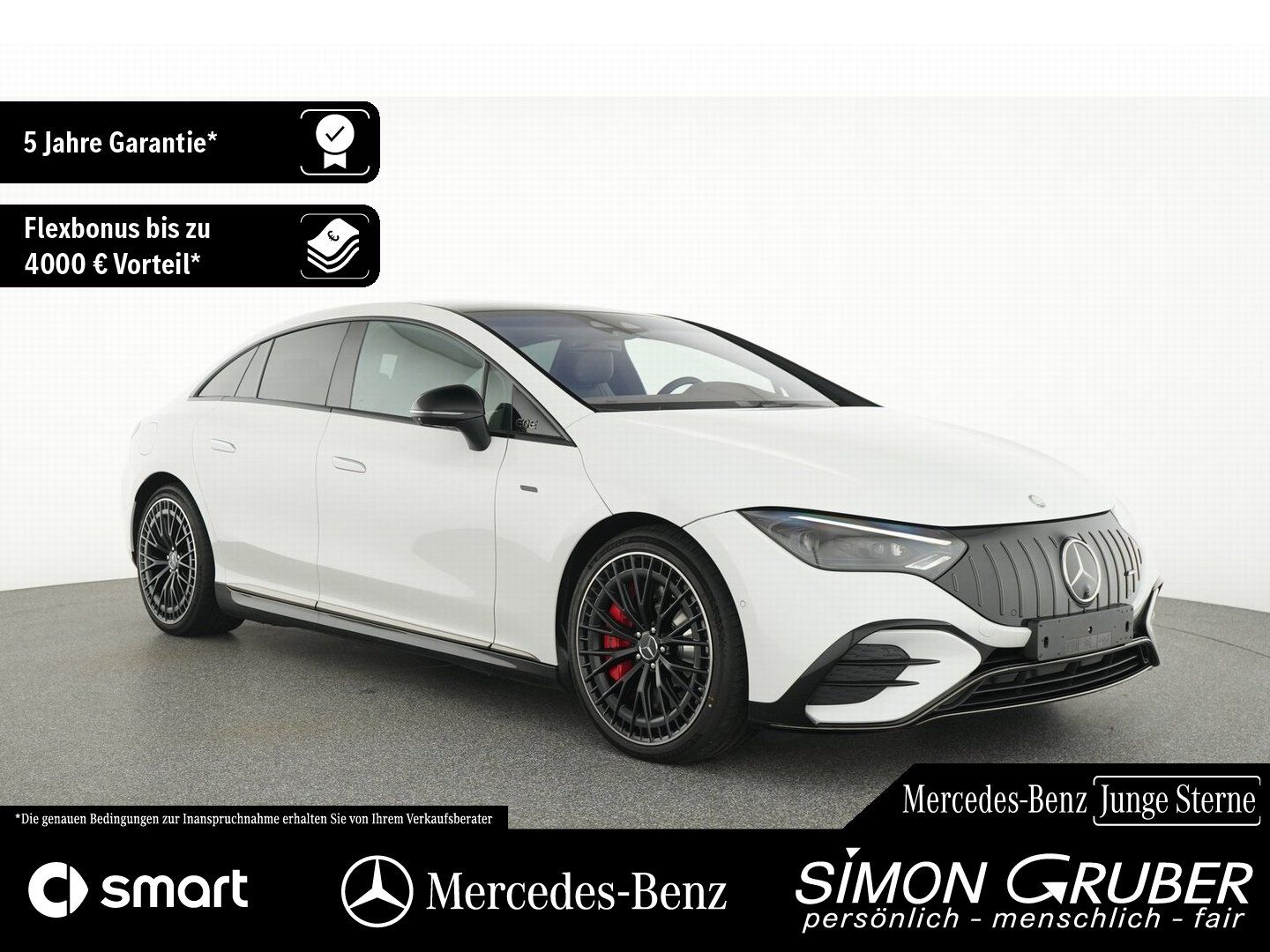 Fahrzeugabbildung Mercedes-Benz EQE 43 4M AMG NightII Carbon Airmatic HUD Hyper