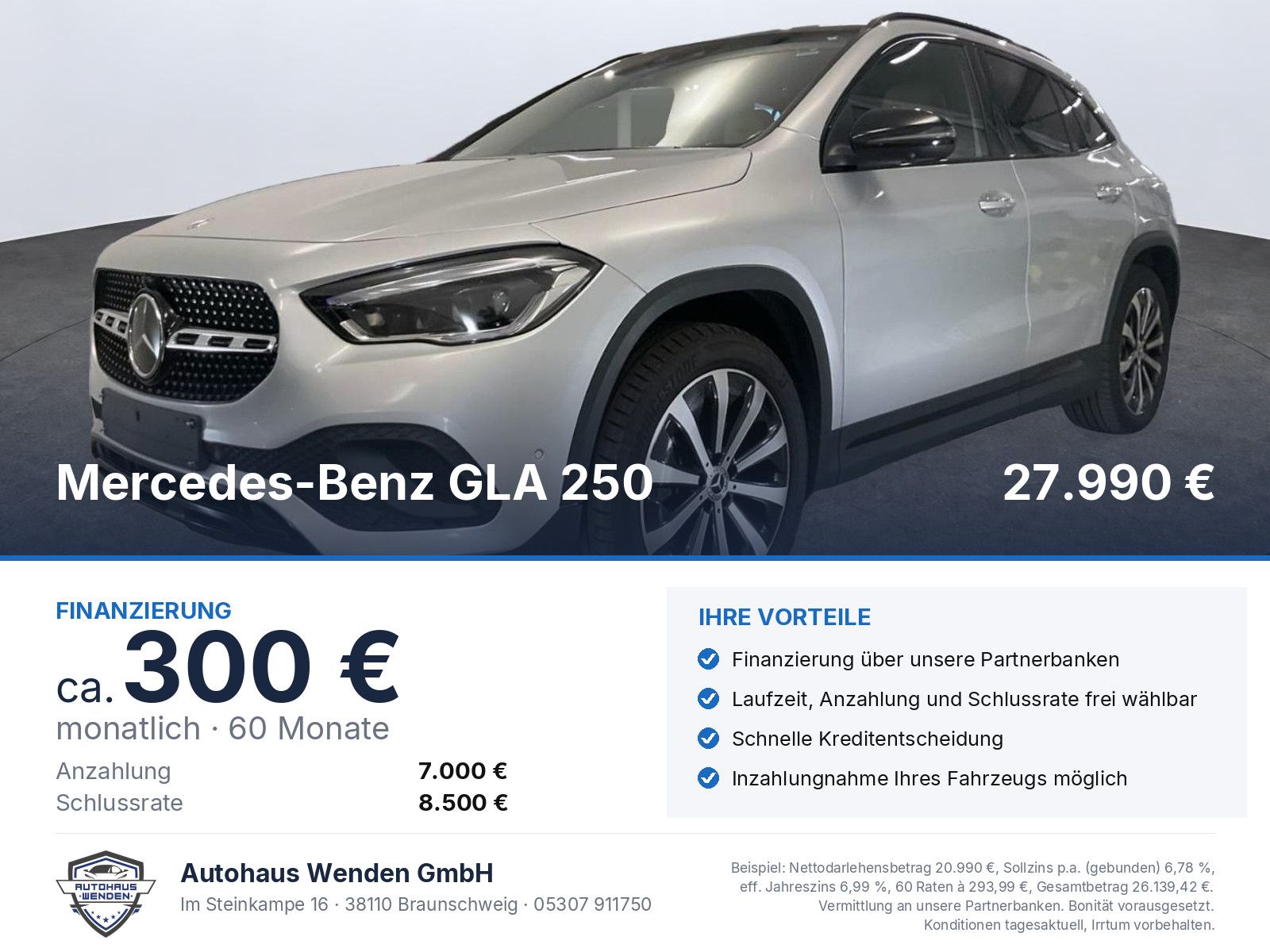 Mercedes-Benz GLA 250 e 8G-DCT Progressive Pano/ACC/Kamera/360