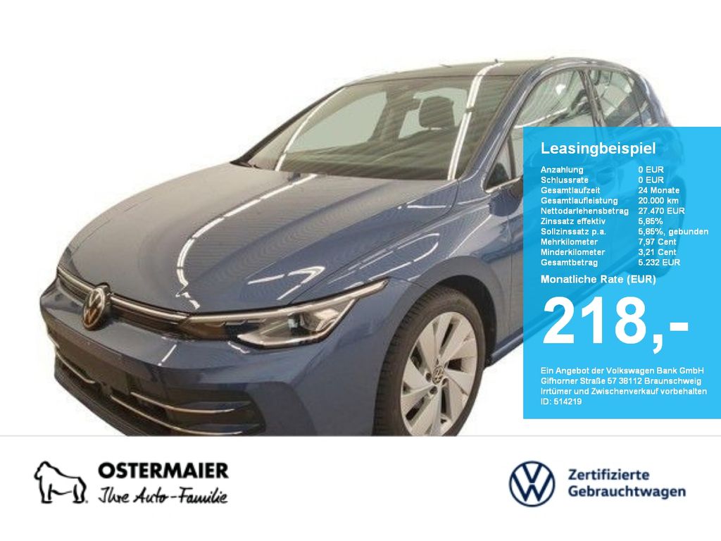Golf VIII STYLE 1.5TSI 150PS ACC.5J-G.AREA-VIEW.
