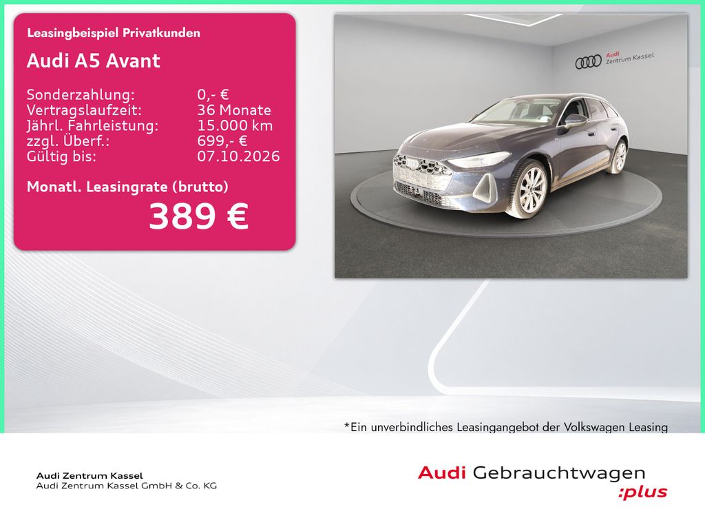 A5 Avant TFSIe qu. LED AHK Kam. Navi Standklima
