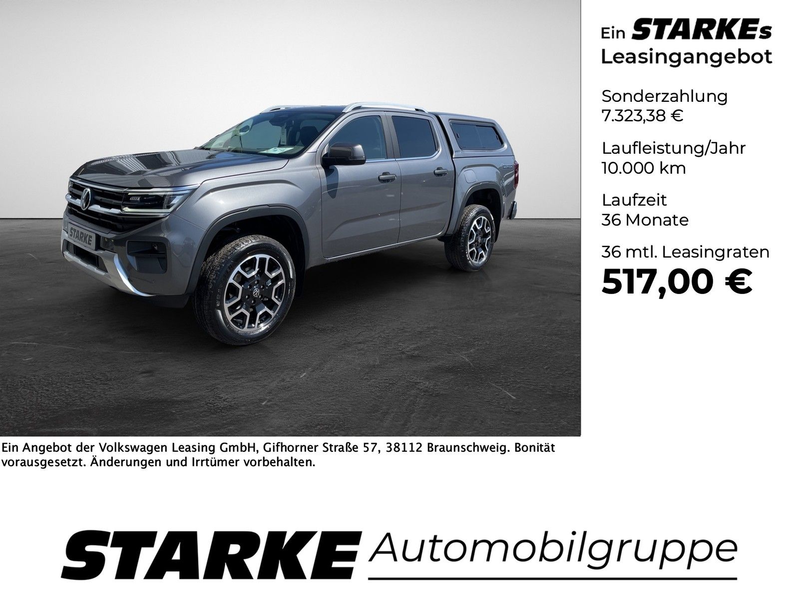 Volkswagen Amarok 3.0 TDI 4Motion Dark Label  AHK Navi LED 