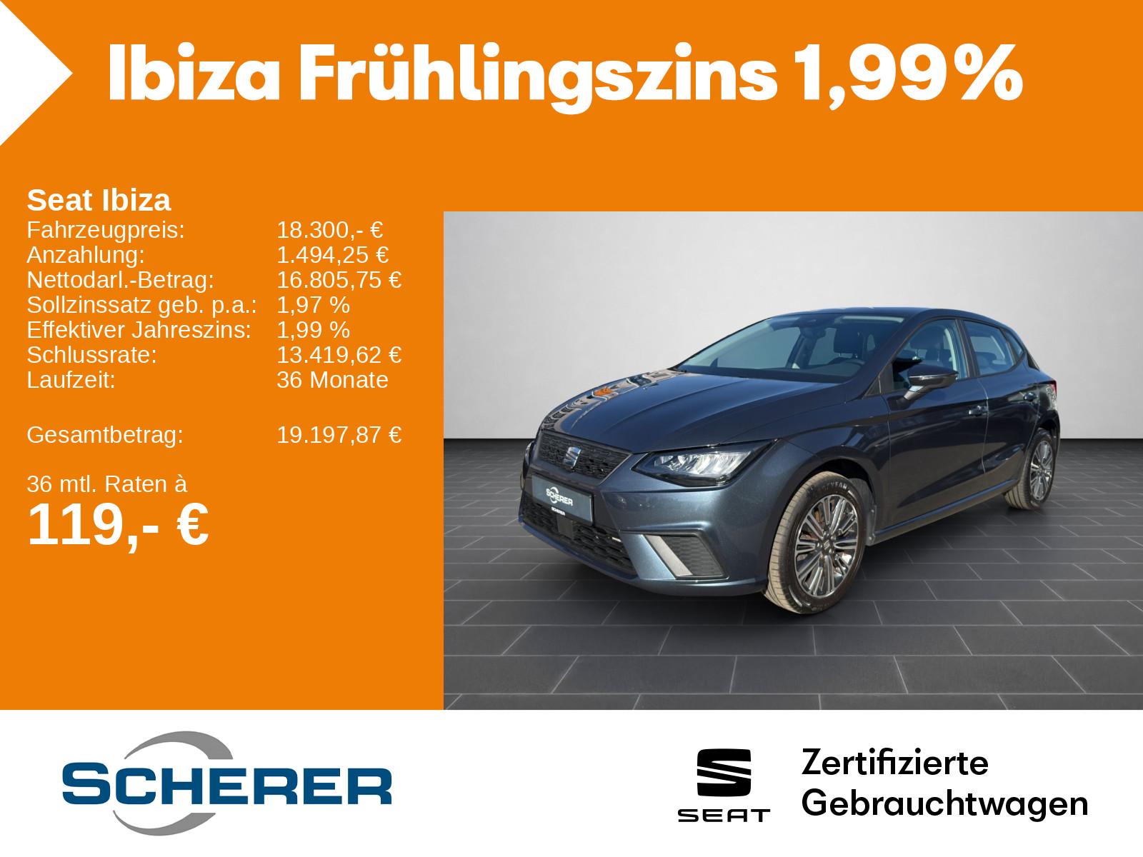Seat Ibiza Style 1.0 TSI Full Link LED Scheinwerfer S