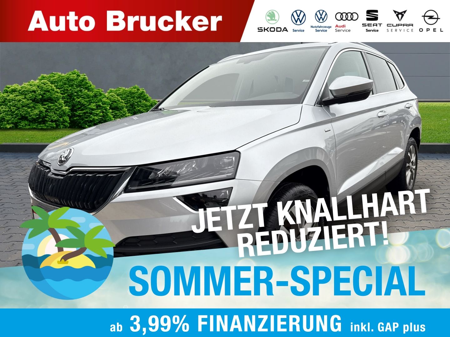 Skoda Karoq Clever+Alufelgen+Navi+Klimaautomatik+Sitzh