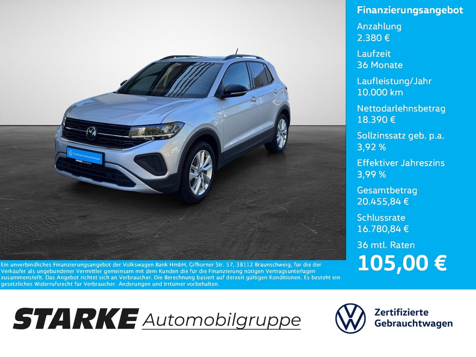 Volkswagen T-Cross 1.0 TSI Energy Navi LED Kamera PDC LM T foto 1