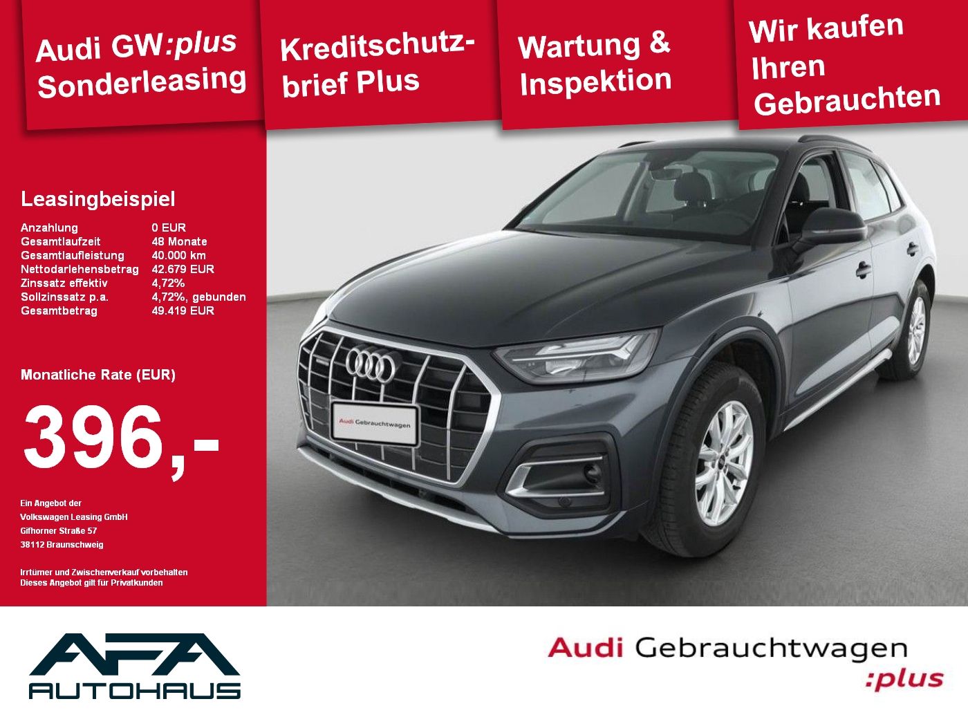Audi Q5 40 TDI quattro S tronic AHK*RFK*ACC*Navi