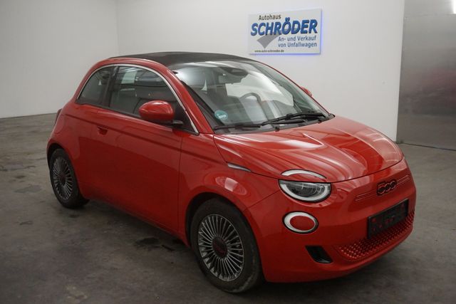 Fiat 500e Red Cabrio *1.Hand*Navi*SHZ*CarPlay*42 kWh