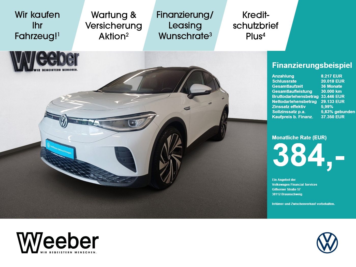 Volkswagen ID.4 Pro Performance *AHK*MATRIX*KEYLESS*PANO*AC
