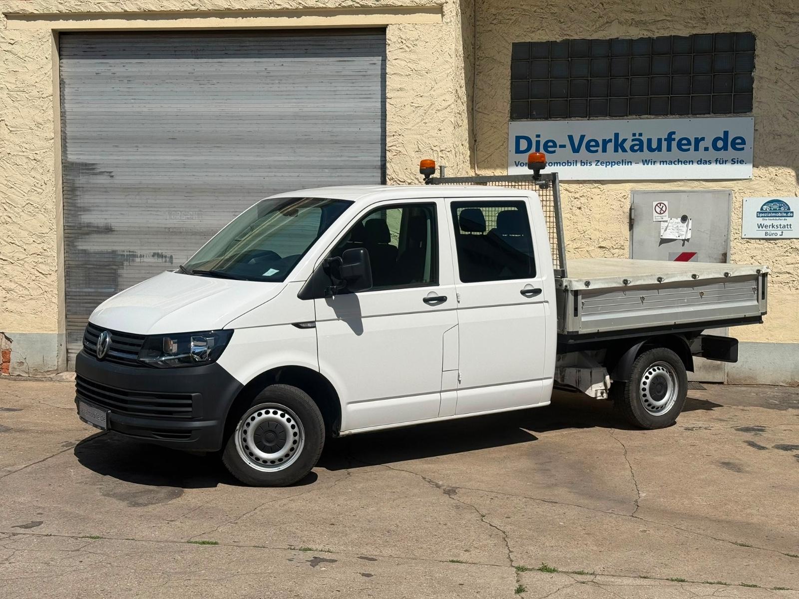 Volkswagen T6 Transporter Pritsche Doka Klima AHK Standheiz