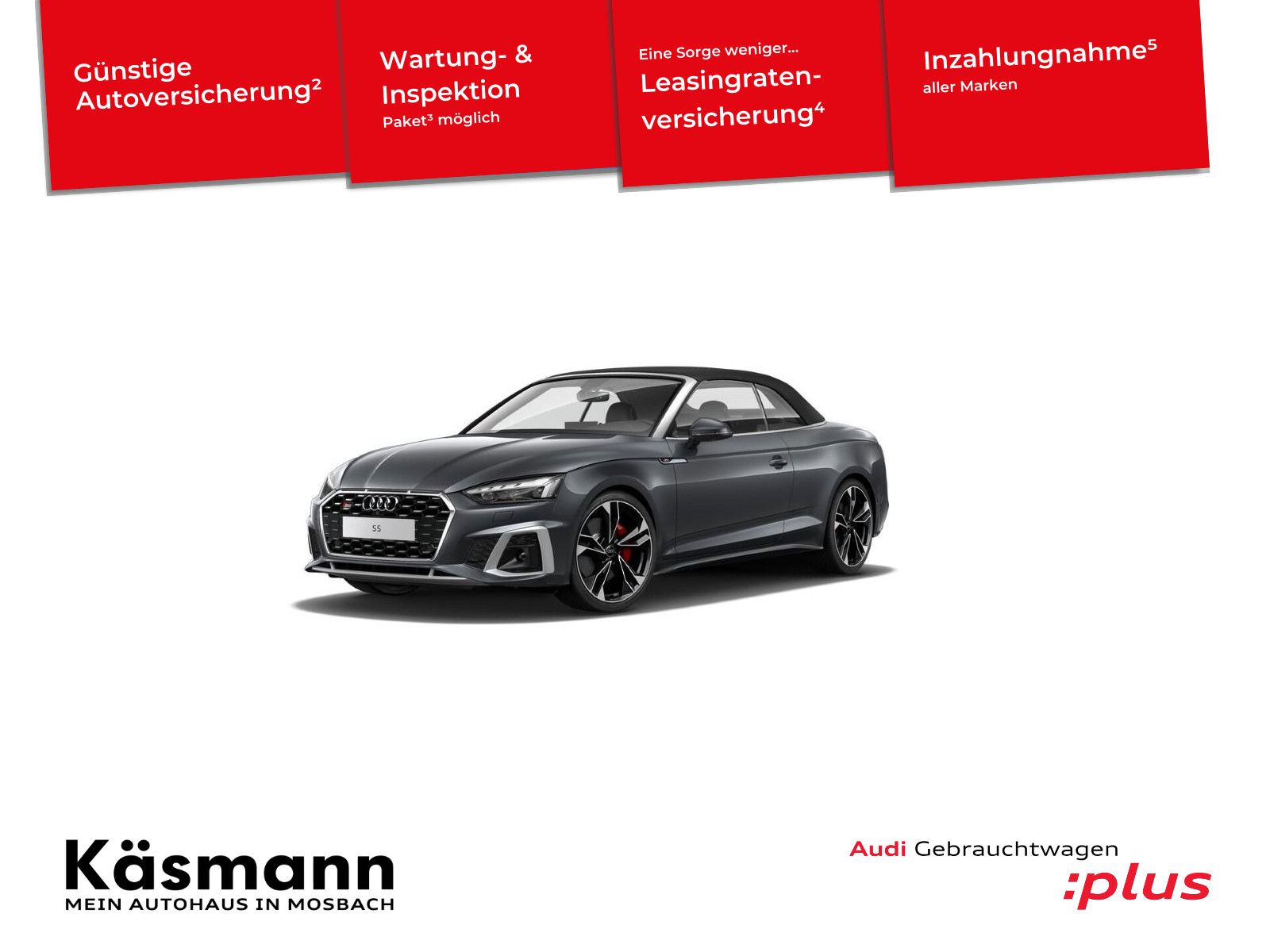 Audi S5 Cabriolet quattro MATRIX AHK HUD KAM ACC
