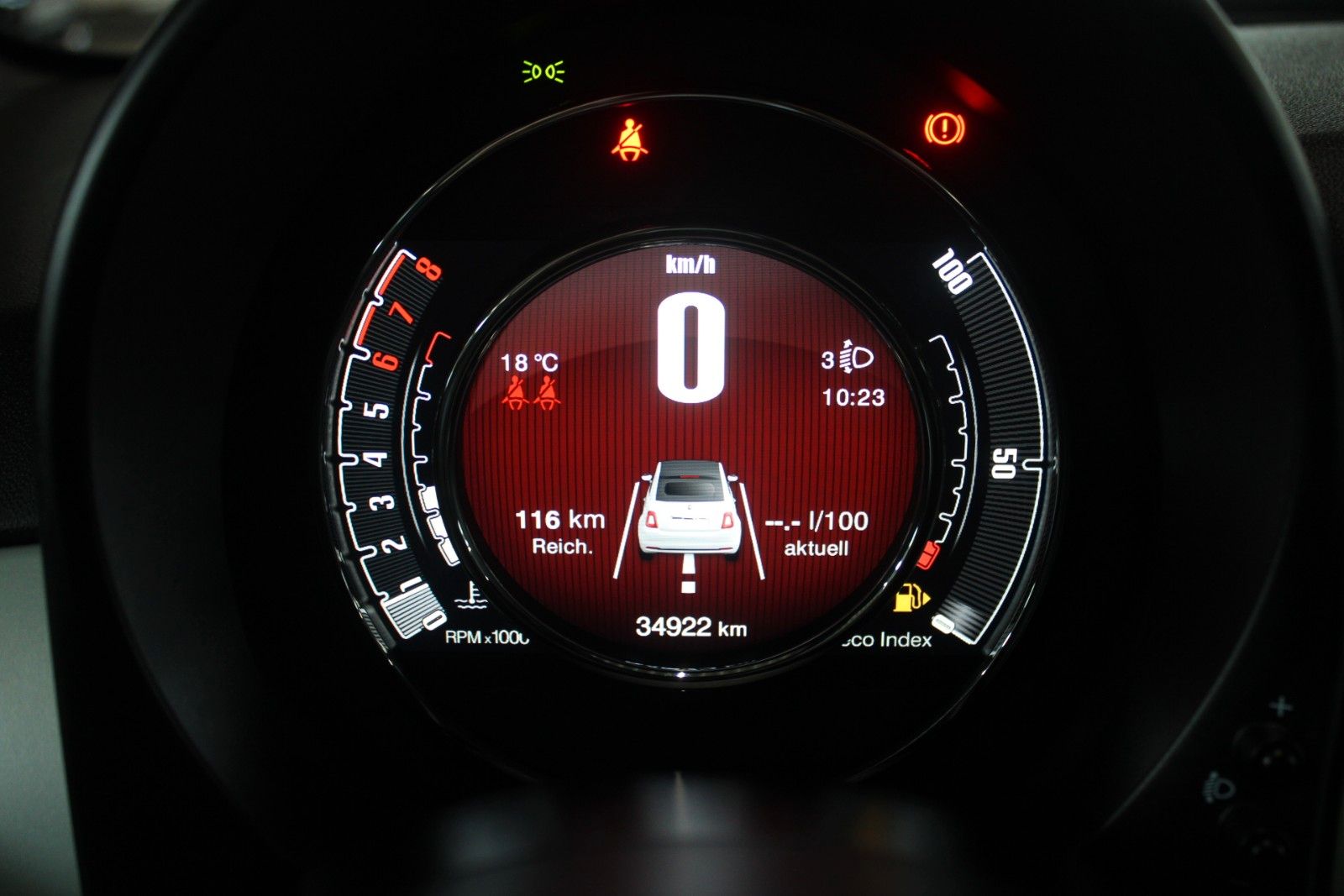 Fahrzeugabbildung Fiat 500C CABRIO Hybrid DOLCEVITA DAB PDC APP LINK