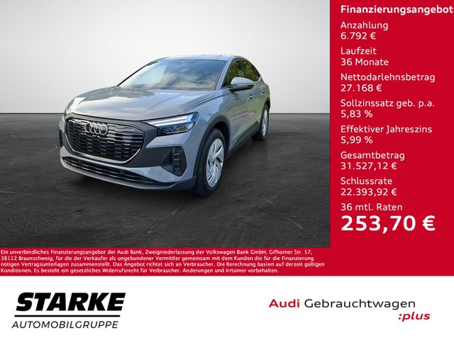 Audi Q4 e-tron Sportback 40 Assistenz-Paket SHZ AMI A