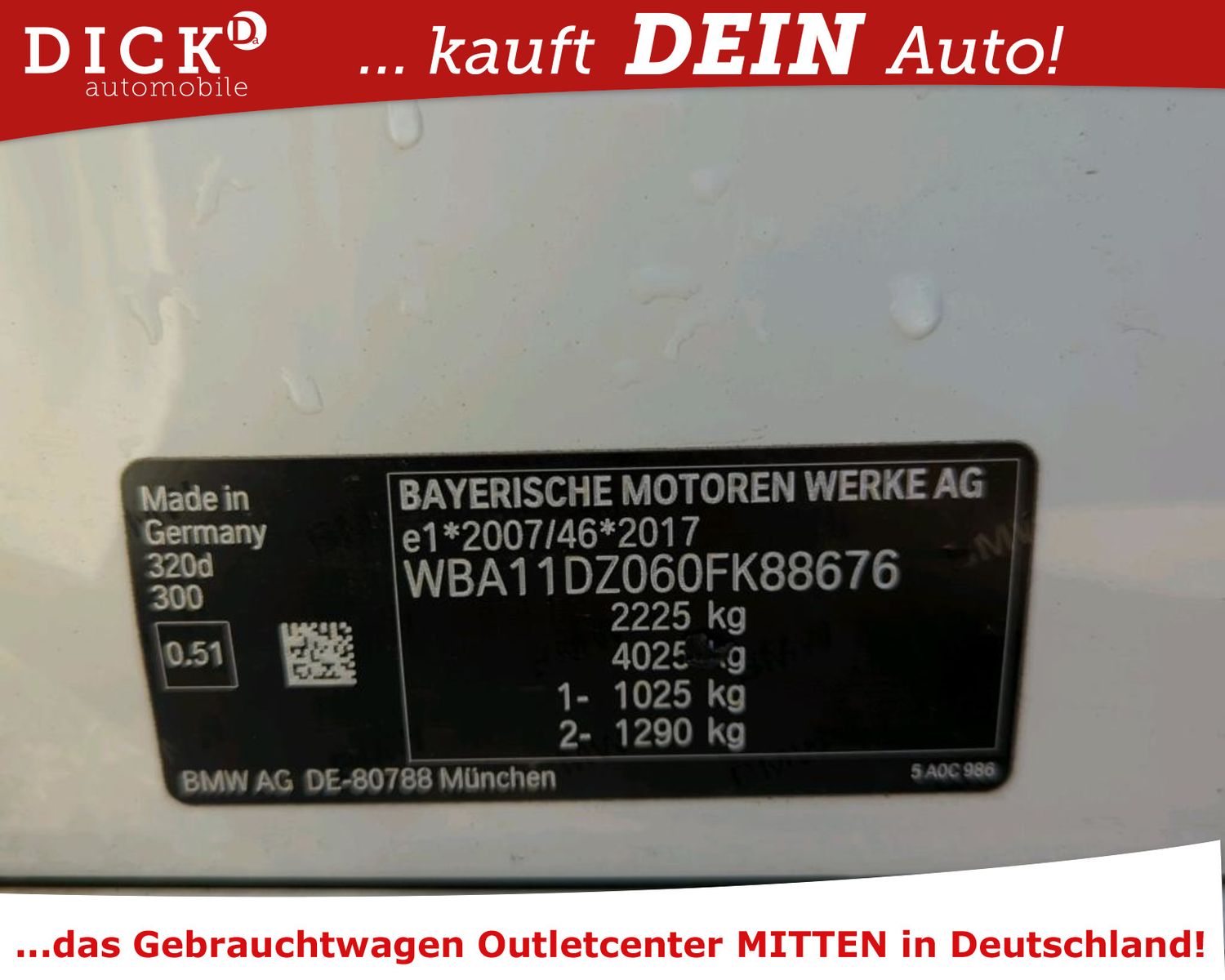 Fahrzeugabbildung BMW 320d To Aut Sport LED/VIRTU/HIFI/DAB/ACC/SHZ/8Fa
