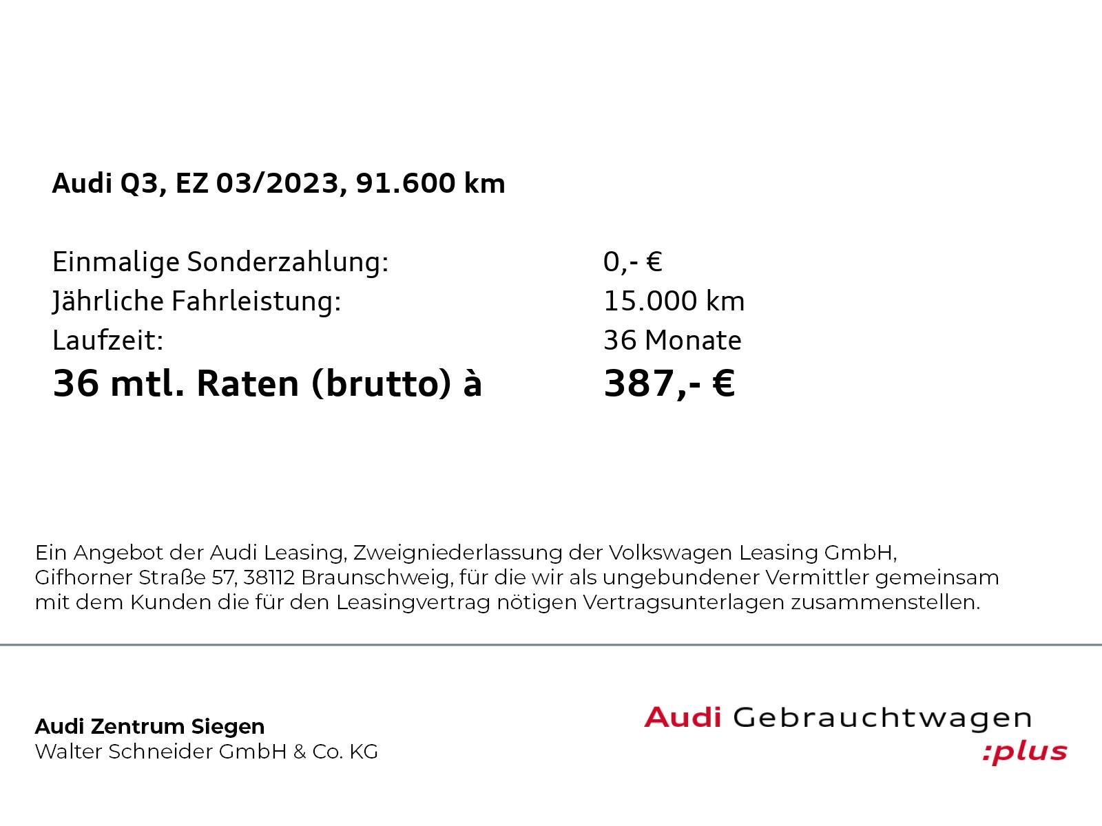 Audi Q3 35 TDI quattro LED Navi Kamera ACC VC