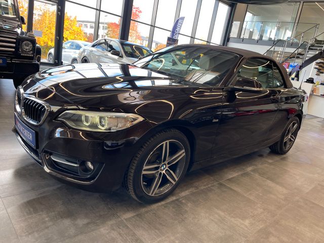 BMW 218 d Cabrio Sport Line *AHK*SHZ*Klima*Navi*
