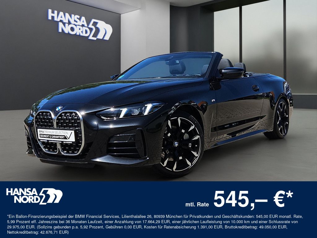 BMW 430i xDrive Cabrio M-SPORT LED NAVI 360° 19" AHK