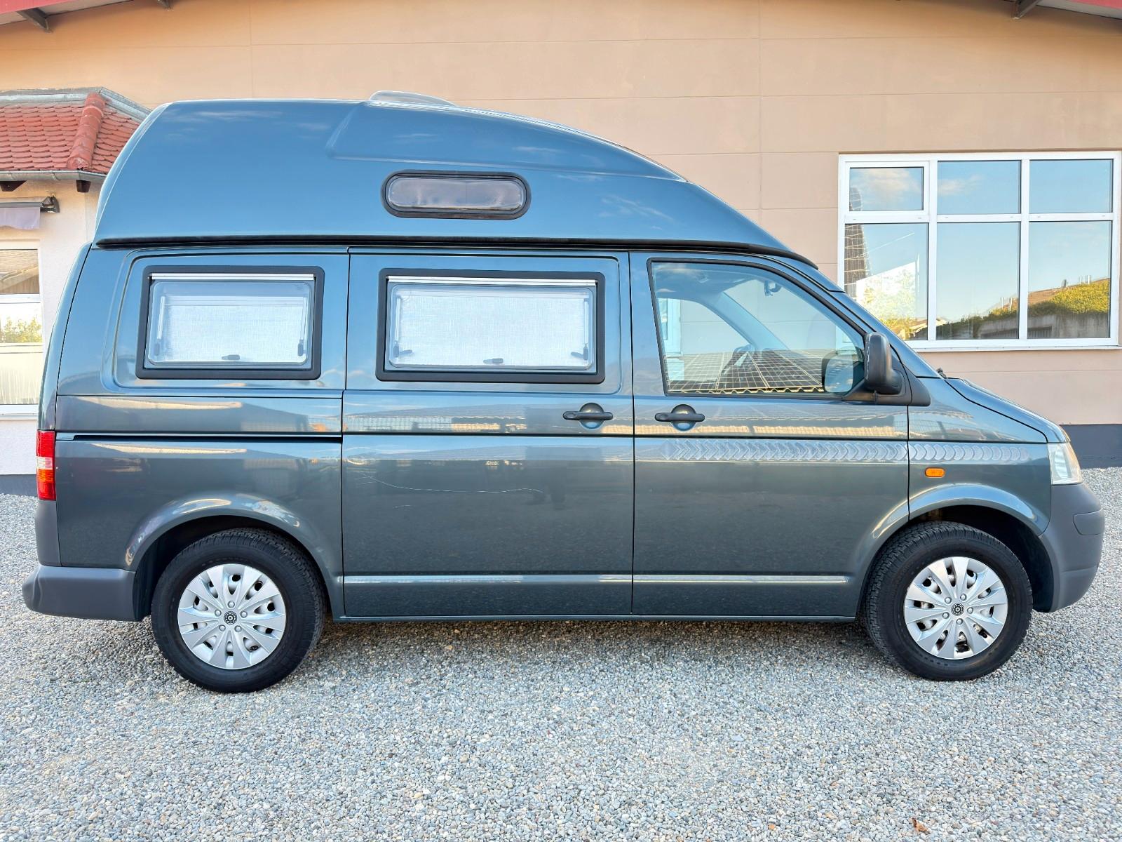 VOLKSWAGEN T5 CALIFORNIA 2.5 TDI 131ch - CAMPING-CAR FISCHER - TOIT HAUT - CHAUFFAGE TRUMA - ATTELAGE