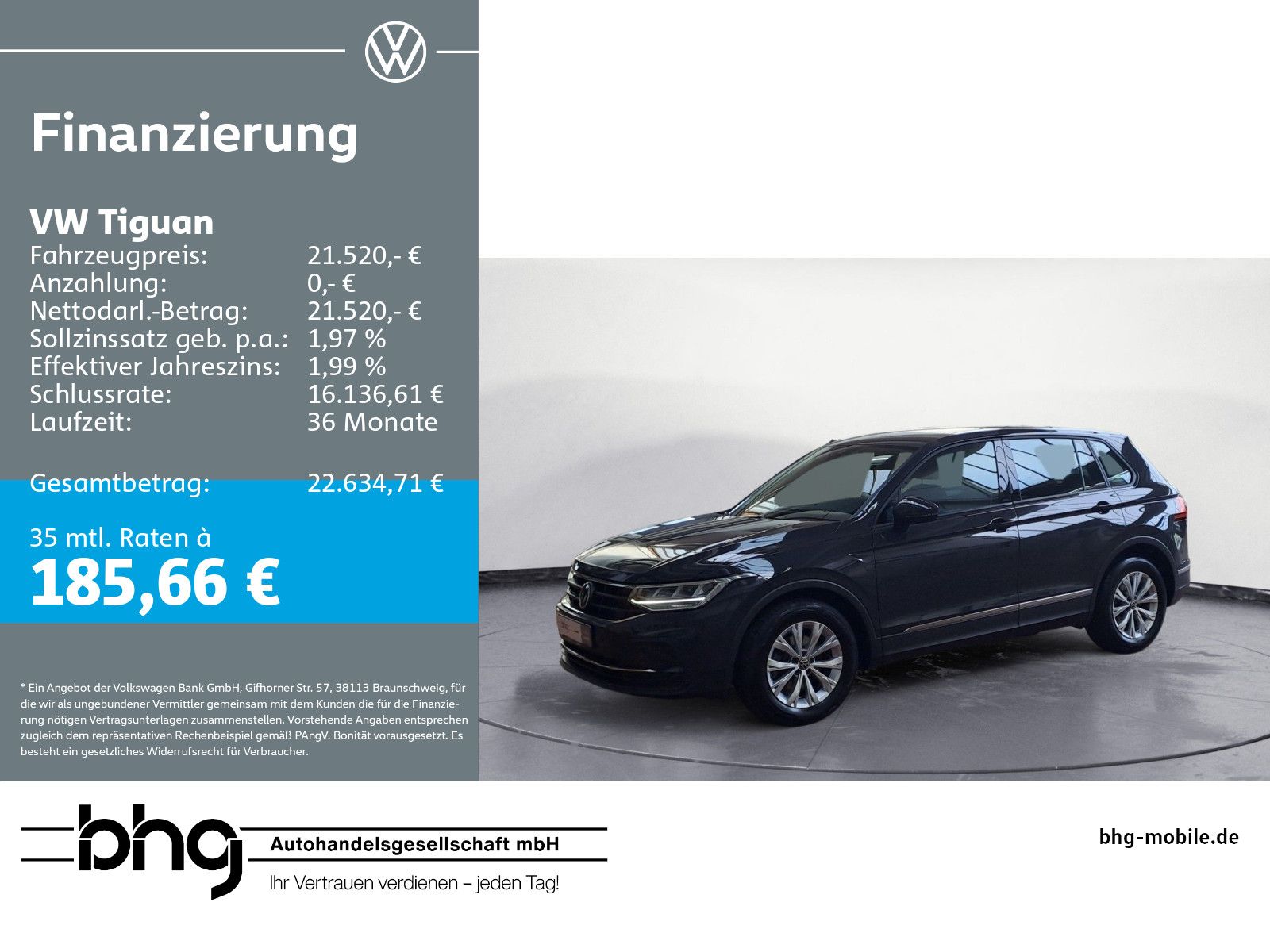 Volkswagen Tiguan 2.0 TDI DSG *ACC*NAVI*APP-CONNECT*