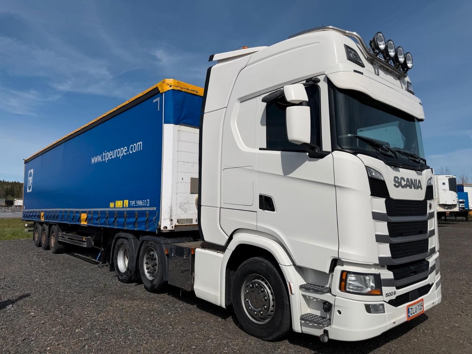 Scania S500 Twinsteer + Schmitz , Combiprice