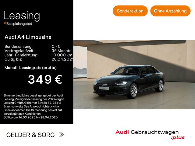 Audi A4 Limousine Advanced 40 TDI quattro RFK*Virtual