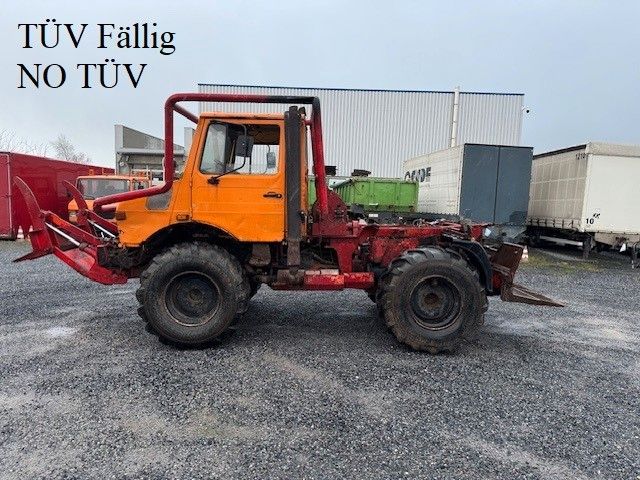 Unimog U 1400 Holz Rücker Winde 6to Fernbed Stütze vu h