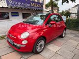 Fiat 500 Lounge-Panorama-Dach - Fiat 500: Rot, Schiebedach