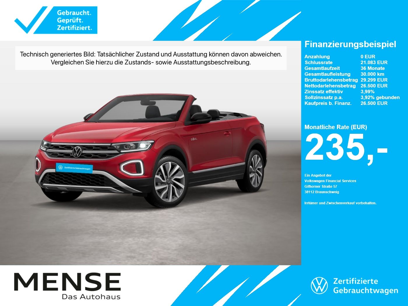 Volkswagen T-Roc Cabriolet 1.5 TSI DSG Style Goal CarPlay