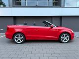 Audi A3 2.0 TFSI quattro S tronic Ambition Cabr. ... - Audi A3: Rot, Leder