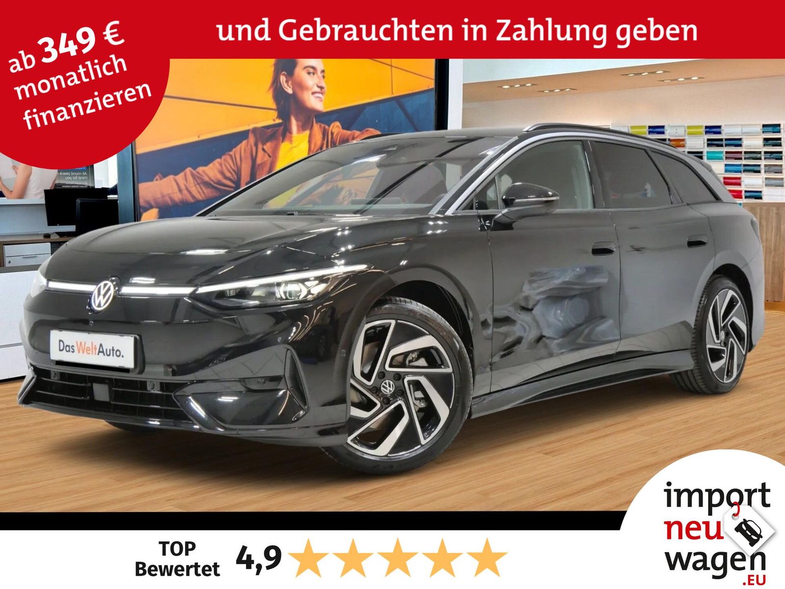 Volkswagen ID.7 Tourer Pro S AHK+Wärmepumpe+360° Kamera