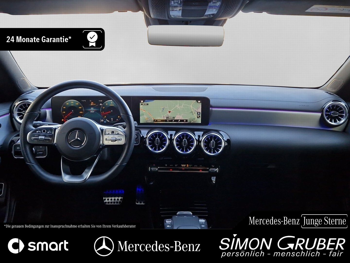 Fahrzeugabbildung Mercedes-Benz CLA 250 AMG Night Leder MBeam Ambi Volldigi AHK