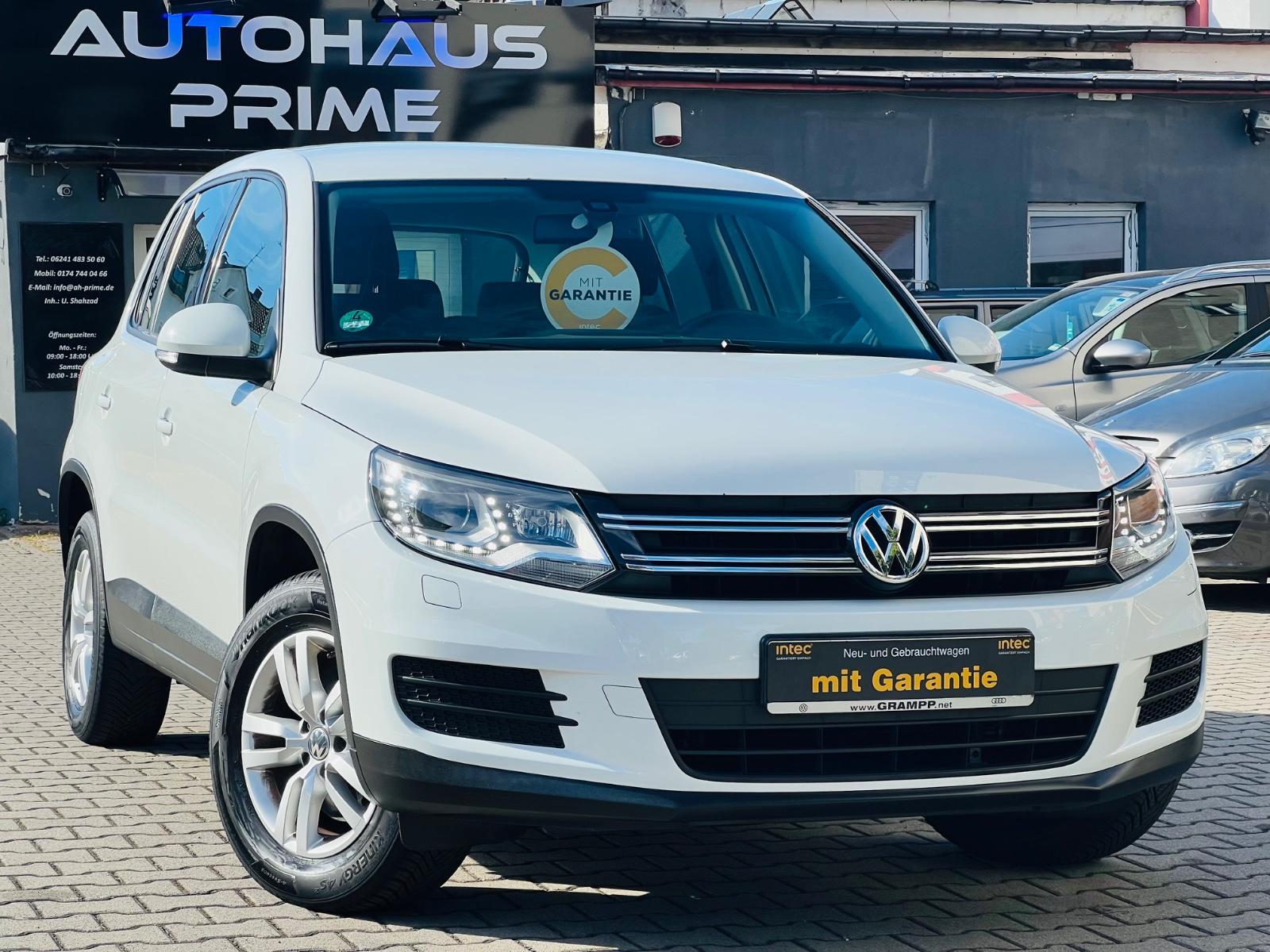 Volkswagen Tiguan+2. HAND+LÜCKENLOS SCHECKHEFT+AHK+PDC+SHZ