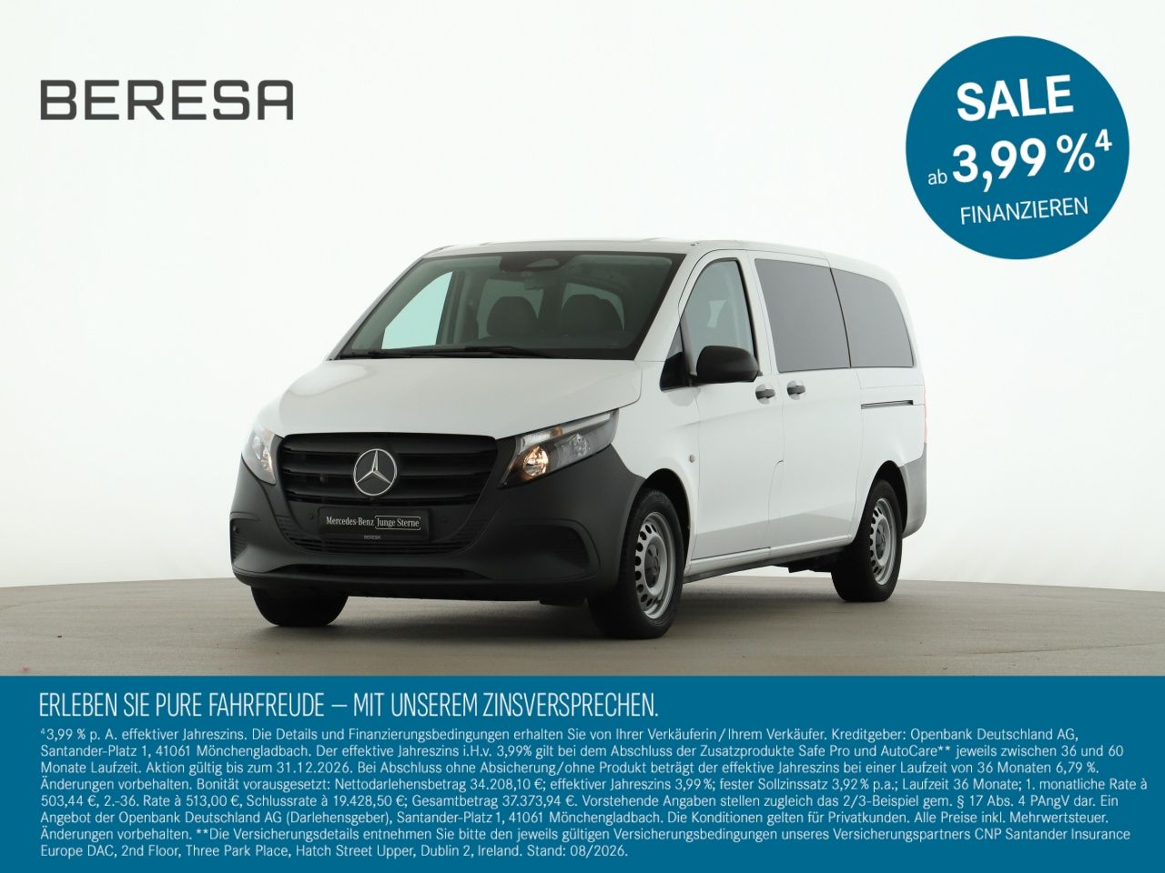 Mercedes-Benz Vito 114 CDI Tourer Lang 9 Sitzer Kamera