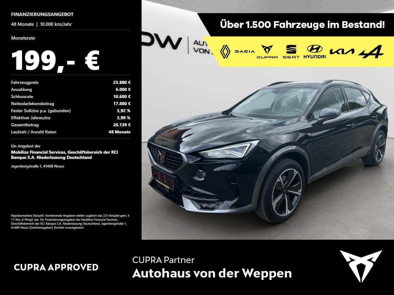 Cupra Formentor 1.5 TSI SHZ Full Link Klima Navi