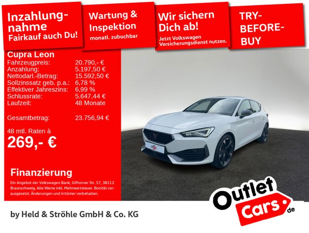CUPRA Leon 1.5 TSI LED ACC APP VIRTUAL ALU18" SHZ PDC