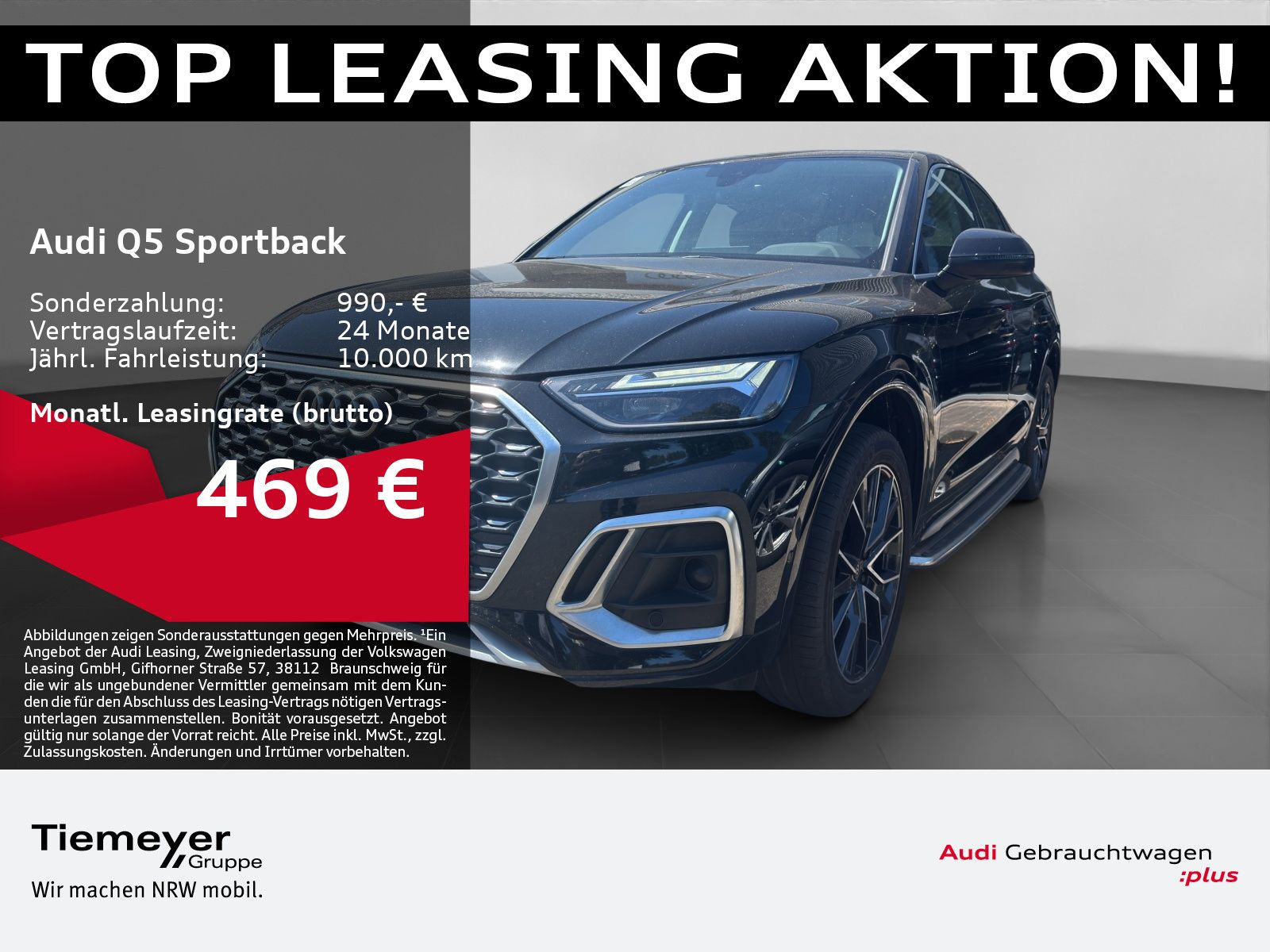 Audi Q5 Sportback 40 TFSI Q S LINE AHK LM20 eSITZE
