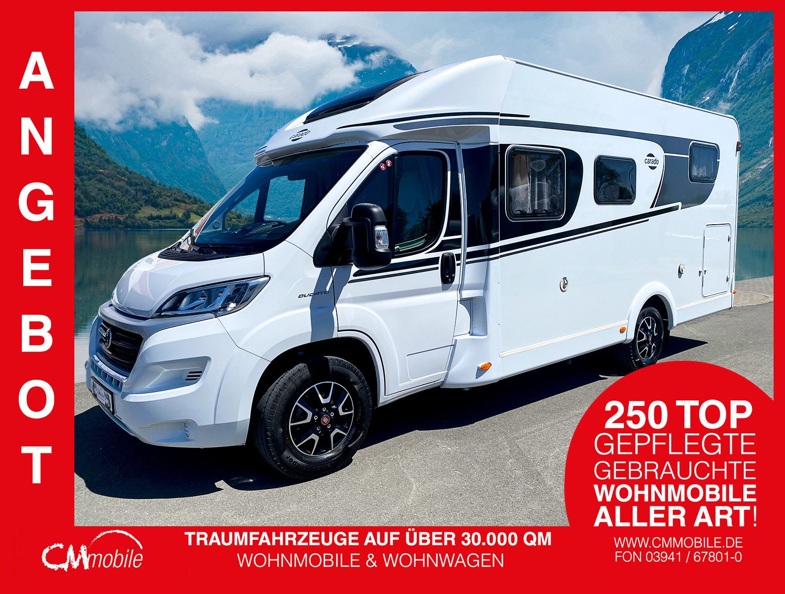 Carado
 T 338 - 9 Gang Automatik - Hub&Einzelbetten -
