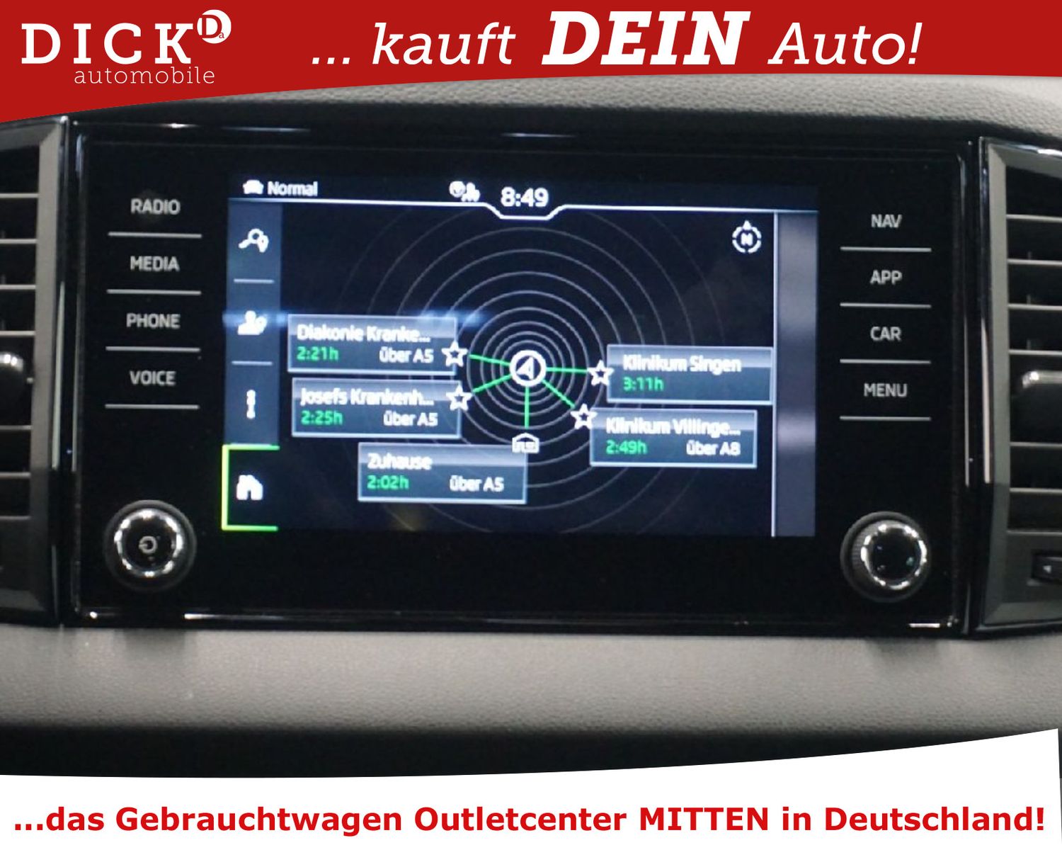 Fahrzeugabbildung SKODA Karoq 2.0d 4x4 Sport LED/ACC/NAVI/SHZ/HIFI/8Fa