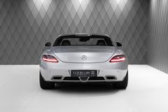 SLS AMG 6,2 V8 Coupe SILVER/RED B&amp;O SOUND