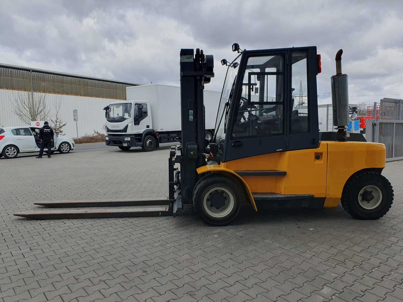 Fahrzeugabbildung Jungheinrich DFG 680 / 4.500mm / 2.413h / Zinkenverstellgerät