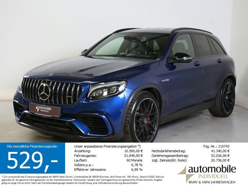 MERCEDES-BENZ GLC 63 S AMG 4Matic+ V-Max Distronic 21Zoll