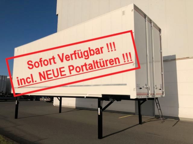 Krone Wechselkoffer Heck Portaltüren