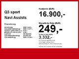 Audi Q3 sport Navi Assists Display Sensor hi. - Audi aus 2018