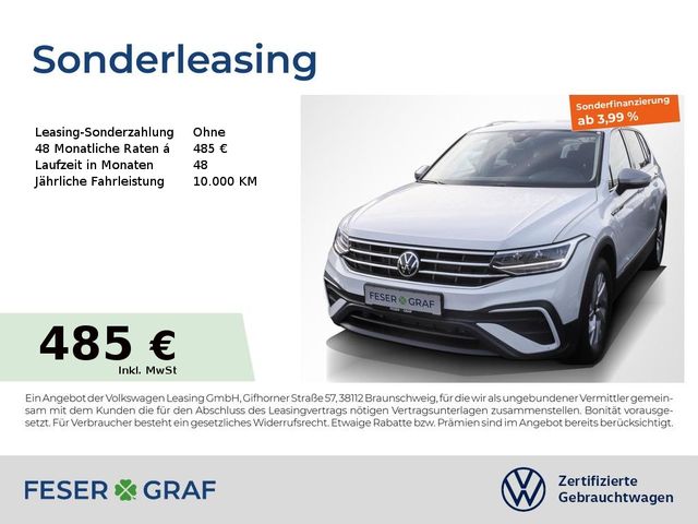 Volkswagen Tiguan Life 2.0 TDI DSG Navi AHK Kamera LED