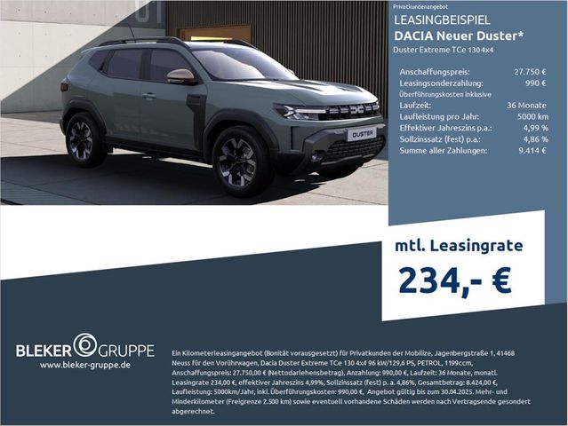 Dacia Neuer Duster Duster Extreme TCe 130 4x4